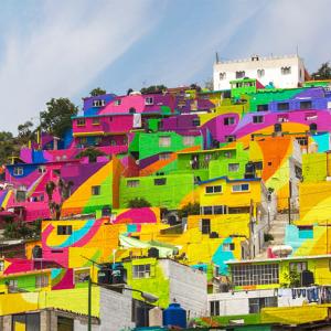 تصویر - پروژه بی نظیر رنگ آمیزی روستای palmitas اثر تیم germen crew - معماری